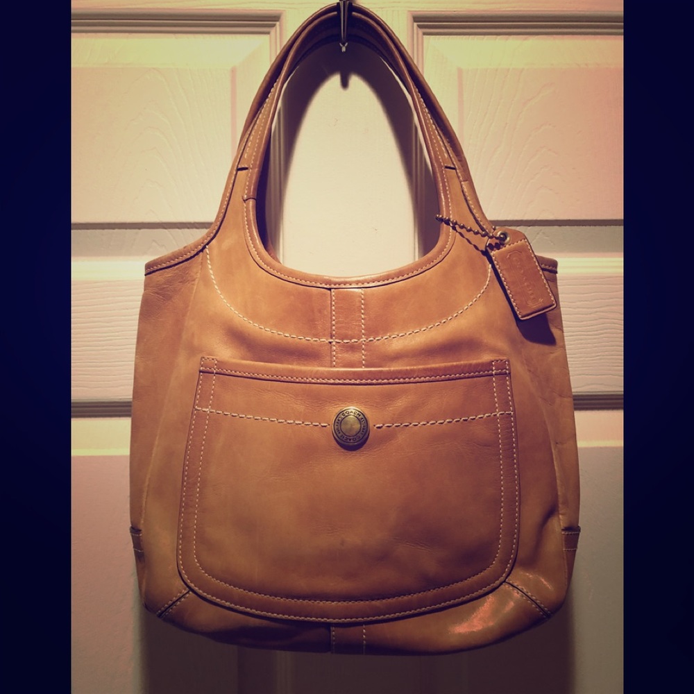 Small Coach Bucket Bag